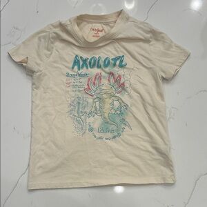 Cat & Jack Cream Axolotl Life Cycle Graphic Tee